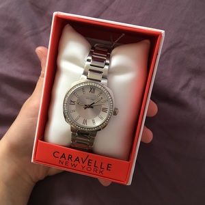 Caravelle New York Women’s Silver Watch